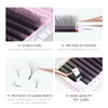 ANNAFRIS 6D Premade Fan W Shape Eyelash Extensions 0.07 D