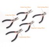 FLZOSPER Mini Combination Pliers，4.5-inch CR-V Multifunction Precision Pliers Stripper Hand