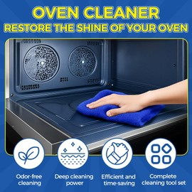 Oven Cleaner Heavy Duty 500ml, non toxic fume free, with Scraper and Cloth