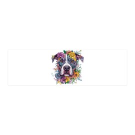 CafePress American Pit Bull Terrier 36x11 Wall Decal, Vinyl Wall Peel, Reusable Cling