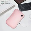 Electric Heated Hand Warmer Soft Cotton Velvet 3 Gears Temperature