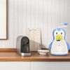 Shaved Ice Machine ABS Penguin Shape Blue Household Portable Manual