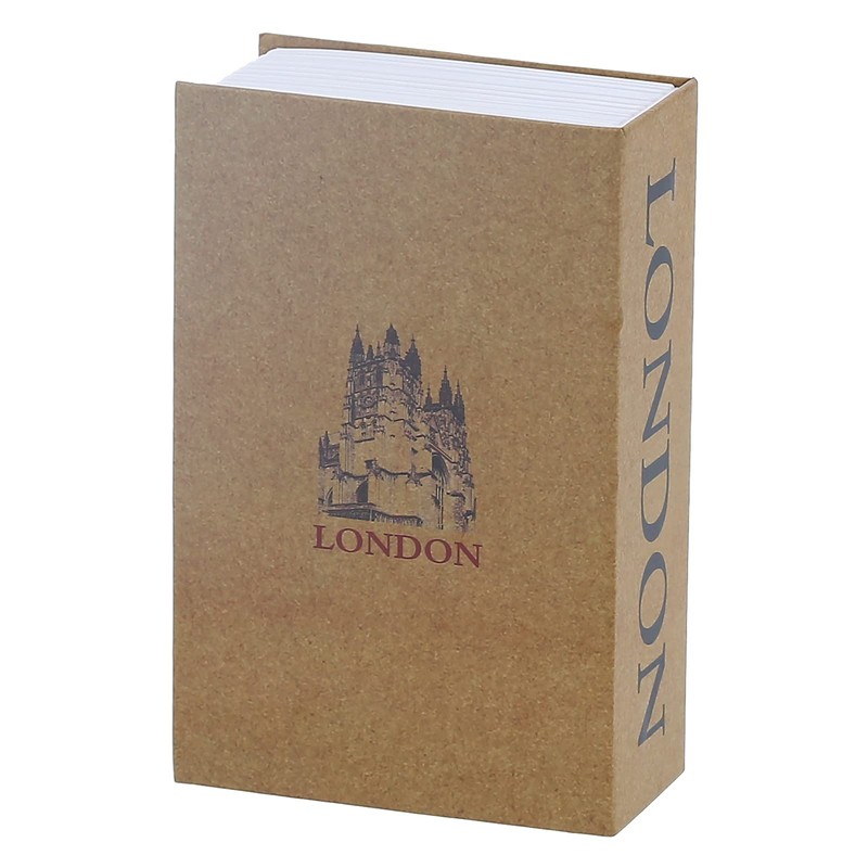 Portable Mini Book Safe Box Real Pages Diversion Book Safe