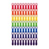 trendfinding 70 Rainbow Clothes Pegs Colourful with Stainless Steel Springs