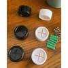 THSIREE 6pcs Push Hooks for Towel, Self-Adhesive Kitchen Towel Holder,