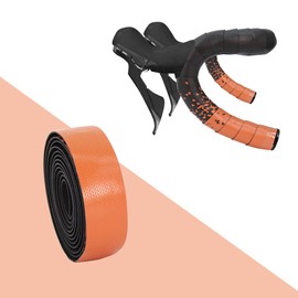 PANTHER Bicycle Bar Tape, Cushion, PU, Lightweight, Flexible and Comfortable, Shock Absorption, Reduces Fatigue, Anti-Slip, Easy to Grip, Left and Right Set, Easy to Install, Drop Handle, Bull Horn