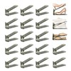 Uni HIMO Shoe Slots Organizer, Clear Shoe Stacker, Adjustable Level
