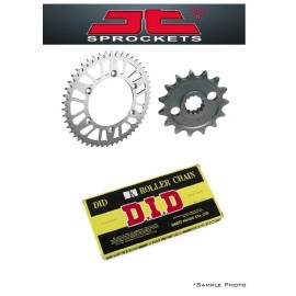 JT Sprockets/DID Kawasaki KLX110 03-09 JT and DID 420 14/33  Chain and Sprocket Kit