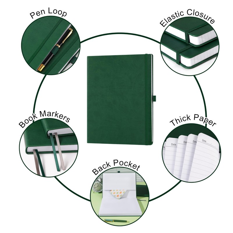 Artfan Notebook A4 - A4 Lined Notebook with 320 Pages
