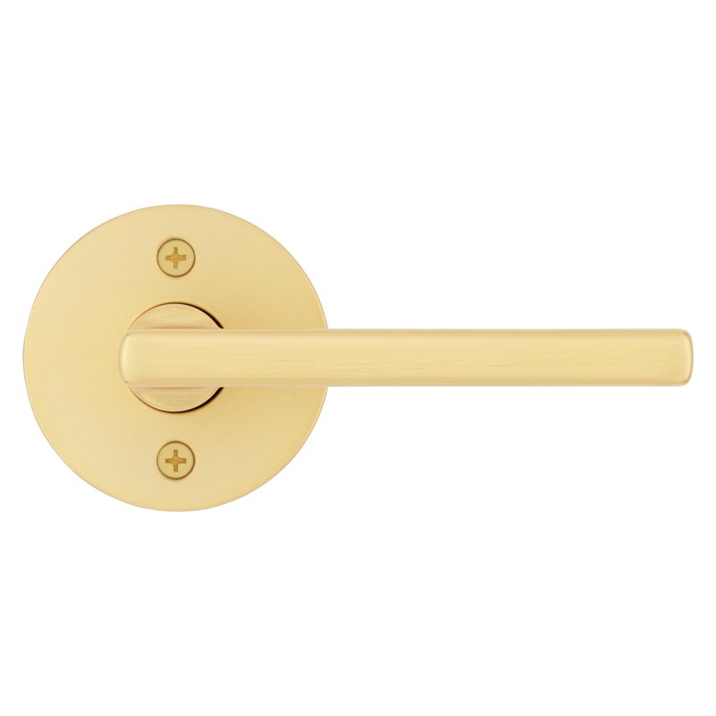 Kwikset Halifax Dummy Door Handle, Single Sided Lever for Closets,