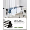 JS HANGER A Shape Clothes Drying Rack Folding Outdoor Clothesline,