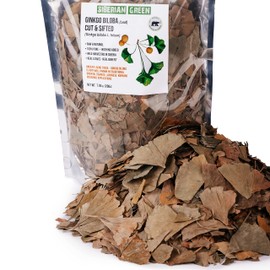 Siberian Green Ginkgo Biloba Cut and Sifted Loose Leaves 200g (7.06 oz) Tea