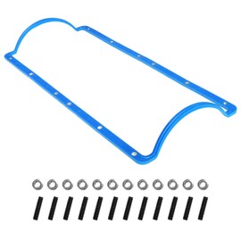 DCOMA Oil Pan Gasket with a Rigid Core Compatible with Moroso 27293 for Ford 7.3 Powerstroke Engines from 1994 to 2003 and International T444E Engines, Made of High Temperature/Oil Resistant Material