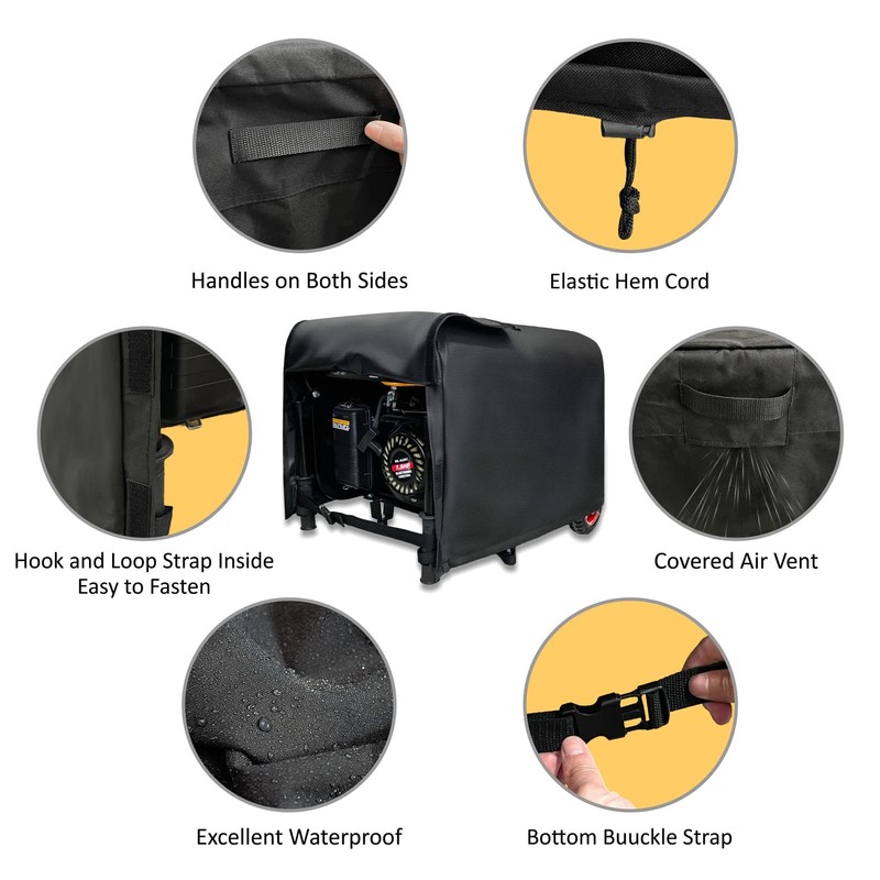 Joroamp Generator Covers for Outside, 32×24×24 in Portable Waterproof 600D