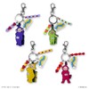Teletubbies Beaded Rubber Keychain Laa-Laa