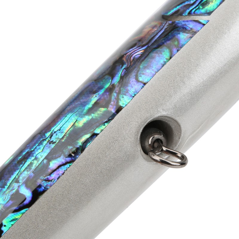 Fish Lure Abalone Shell Fishing Bait Wooden Crankbait for Tuna