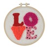 Trimits GCK146 Punch Needle Hoop Kit, Love, 20.3 cm (8