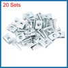 A ABSOPRO 20 Sets 4,2 x 16 mm Auto-Clips, U-Clip-Schrauben-Sortiment,