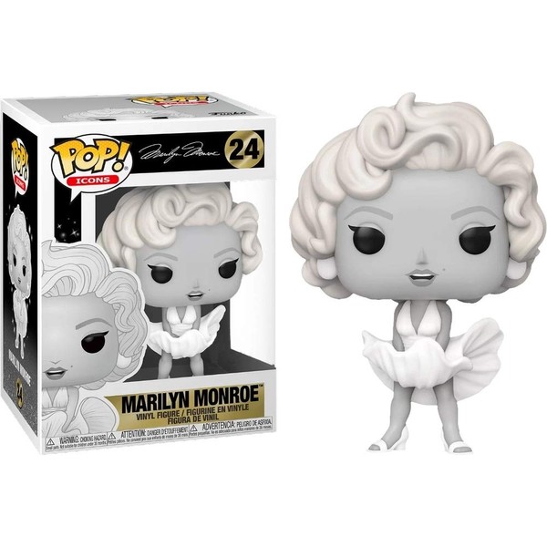 POP! Funko Marilyn Monroe Black and White Vinyl Figure - EE Exclusive