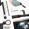WEST BIKING Anti-Glare Handlebar Bike Mirror - Bike Rear View