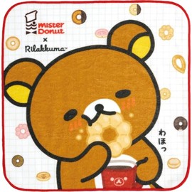 San-X Rilakkuma CM54301 Mini Towel H9.8 x W9.8 inches (250 x 250 mm)