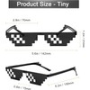 ATDORO 10 Pack Thug Life Sunglasses, Men Women Kids Pixel