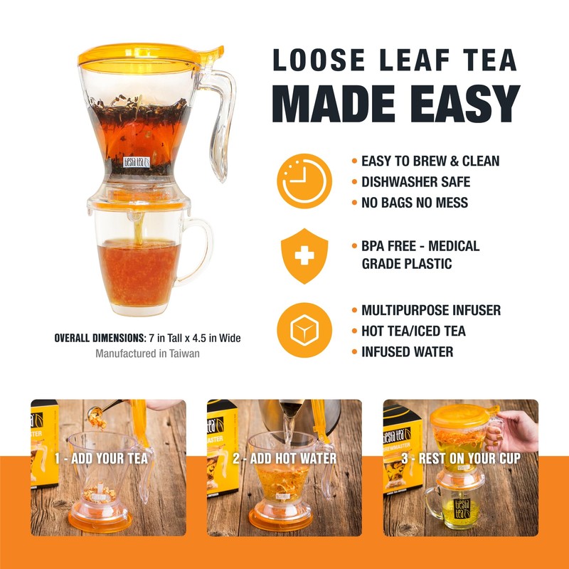 Tiesta Tea Ultimate Live Loose Leaf Kit, Tea Starter Kit