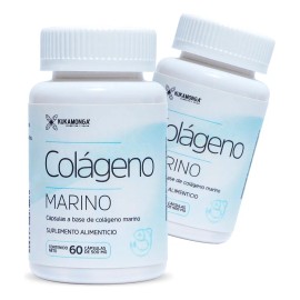 Colgeno Marino Kit 2 60 Cps 40 Das Piel Y Cabello Sin Sabor