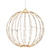 Alpine Corporation 16" H Indoor/Outdoor Foldable Metal Hanging Ornament with