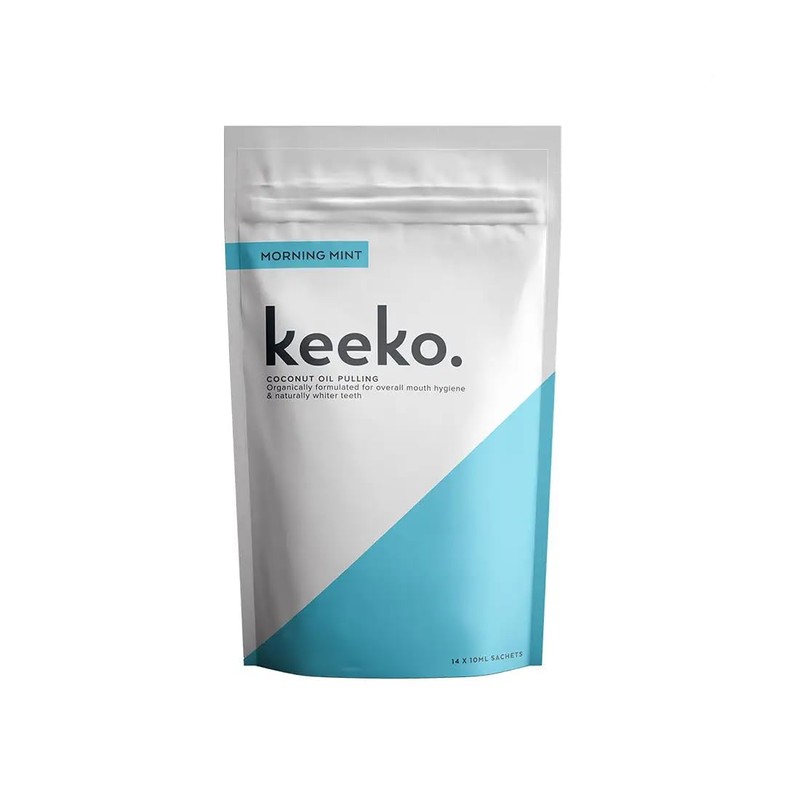 Keeko Oil Pulling Sachet MorningMint 140ml