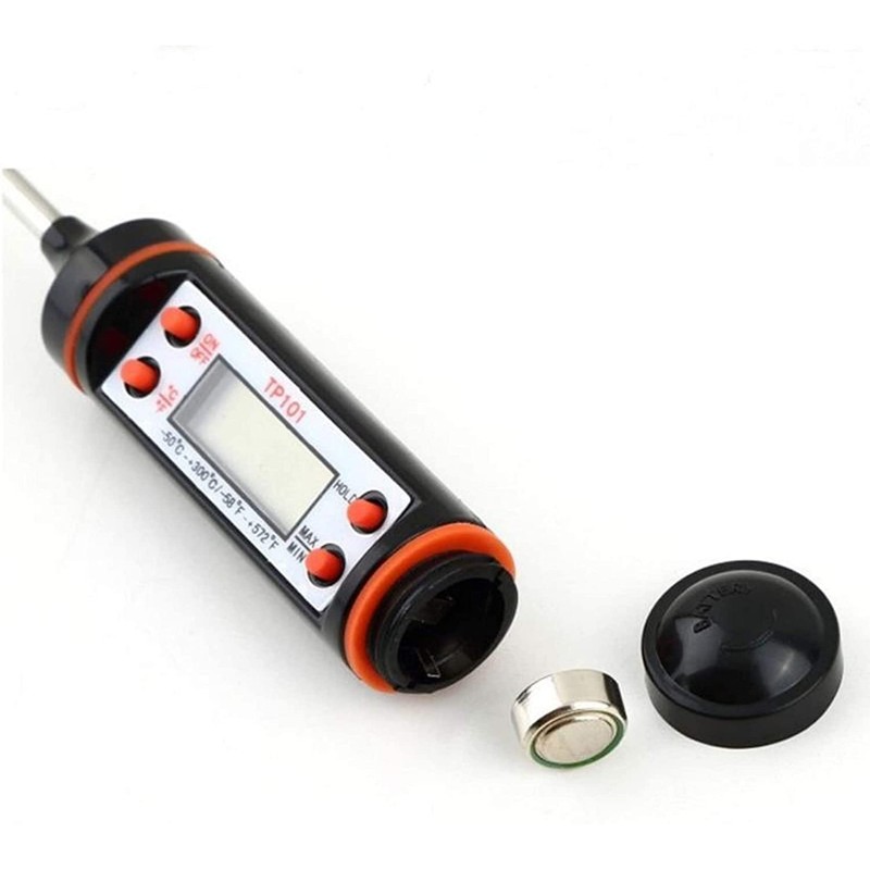 Kitchen Thermometer Meat Thermometer Ultra Slim Instant Read with Button