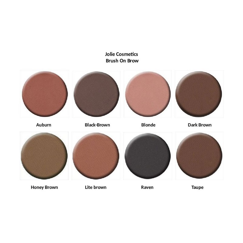 Jolie Brush on Brow Eyebrow Styling Kit (Auburn)