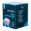 Portwest P250 Disposable FFP2 Fold Flat Respirator Face Mask (Pack