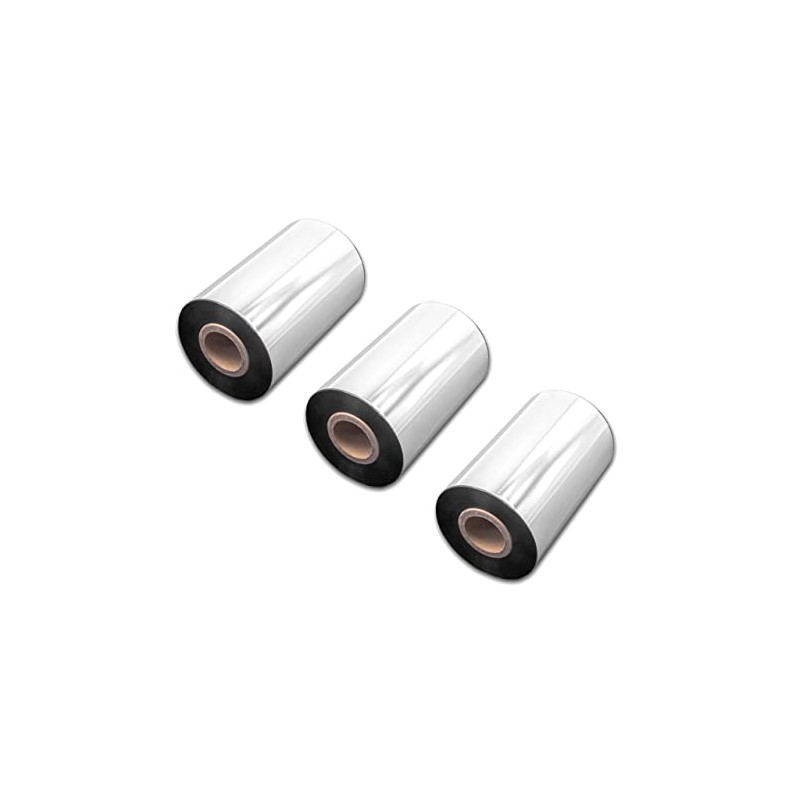 vhbw 3x Thermotransfer-Band kompatibel mit TSC TTP-247, TTP-246M Pro Drucker