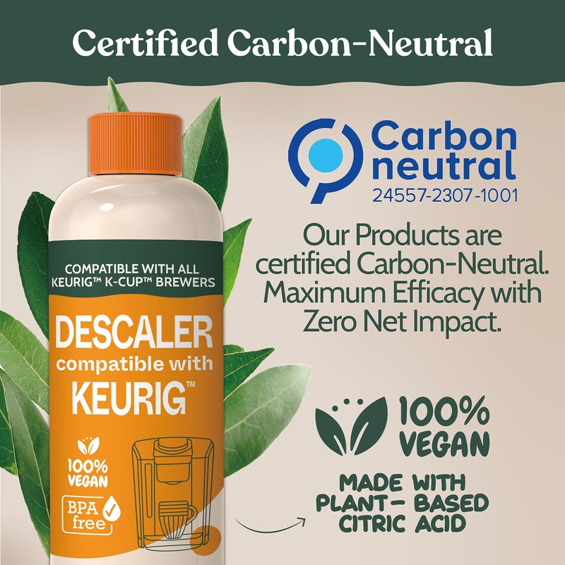 Roobi Keurig Compatible Descaling Solution. Specially Formulated for Descaling &