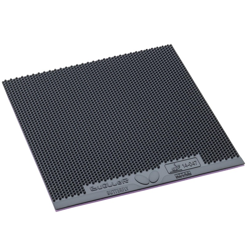 Butterfly Table Tennis Rubber Buggler 278: Black 1.7 00470