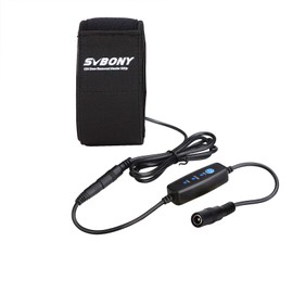 SVBONY SV192 Anti-Dew Lens Heater 12V with Temperature Controller, 480mm Heating Area, 3-Stage Adjustment, for Night Dew Removal, Lens Frost Guard, for Telescopes and DSLR Camera Lenses, Black
