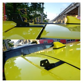 GT Wing Spoiler Aluminum Lightweight Rear Spoiler Clamp Type Rear Wing General Purpose Hatchback Rear Bracket 2 Piece Spoiler