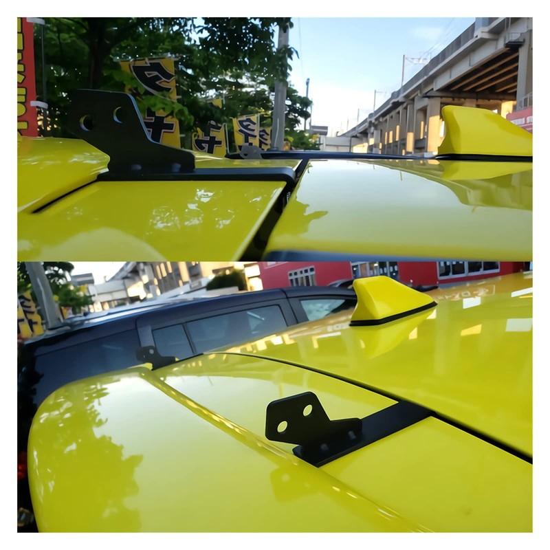 GT Wing Spoiler Aluminum Lightweight Rear Spoiler Clamp Type Rear