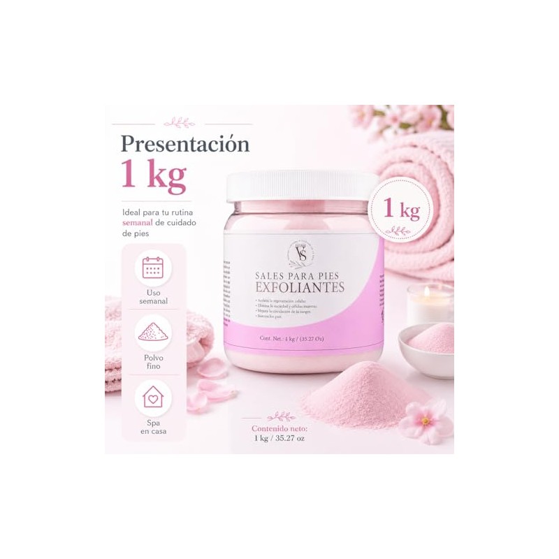 Sales Exfoliantes Para Pies Suavizantes 1k SPA