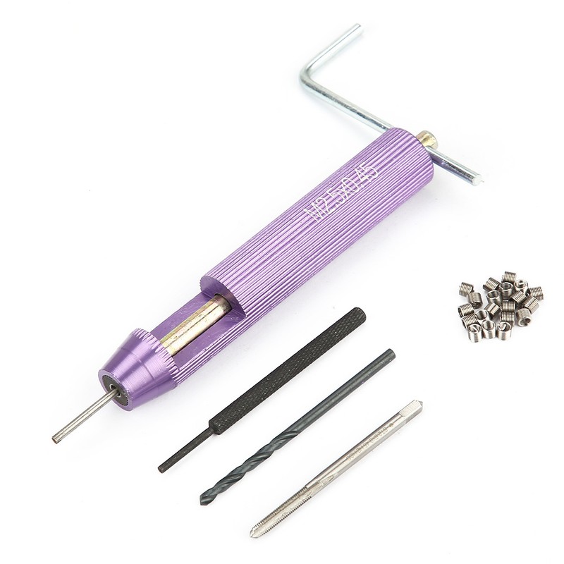 M2.5*0.45 Screw Threaded Inserts Repair Tool Set Wire Insert Installation