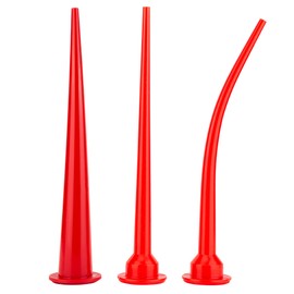 3PACK Caulking nozzle of sausage caulking gun, curved caulking nozzle applicator, replacement extension tool used in construction