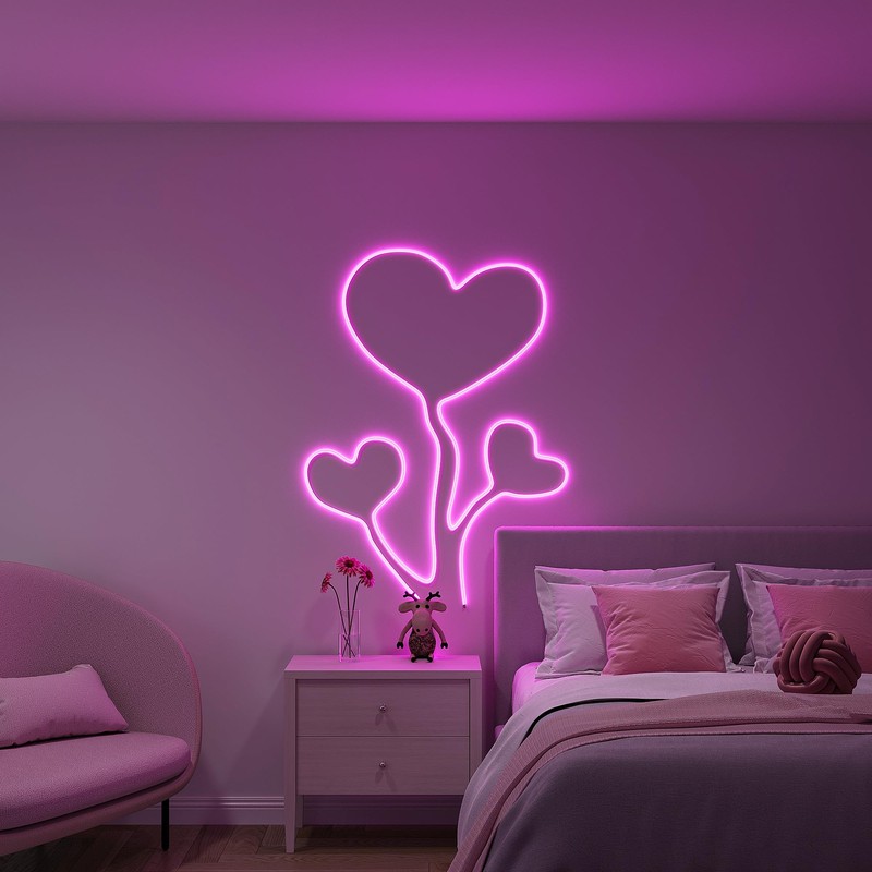 Reality Leuchten R65583100 LED Strip Neon Plastic White with 14