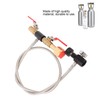 CGA‑320 CO2 Cylinder Refill Adapter with Hose For Filling Soda