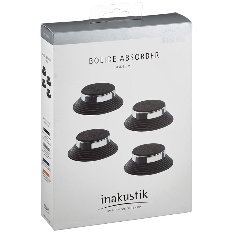 Inakustik Exzellenz Bolide Shock Absorbers Chrome, Set of 4