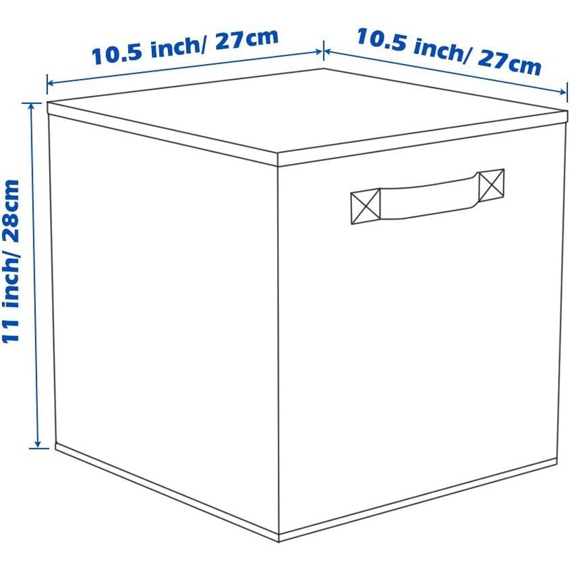 powerking Storage Bins, Foldable Fabric Storage Cubes and Cloth Storage