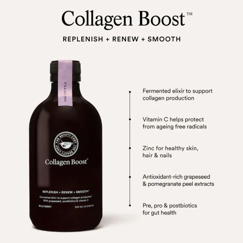 The Beauty Chef Vegan Collagen Boost 500ml - Replenish +