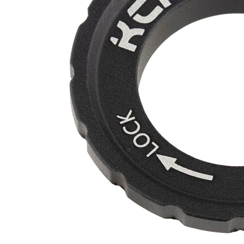 Kcnc Disc Brake Rotor Black One Size Lock Ring Shimano