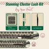 Lash Extension Kit 120pcs Lash Clusters Lash Bond and Seal