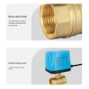 Snblzhef Normally Closed Motorized Ball Valve AC110V 2-Wire Brass Electric